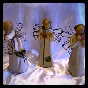 3 Willow Tree angels